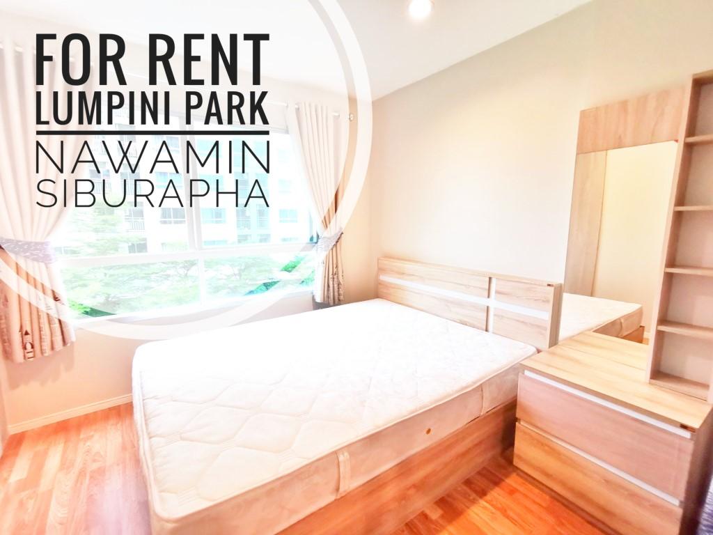 เช่าคอนโด ลุมพินี พาร์ค นวมินทร์-ศรีบูรพา คอนโดมิเนียม - Condo Rental Lumpini Park Nawamin - Si Burapha condominium - 524722