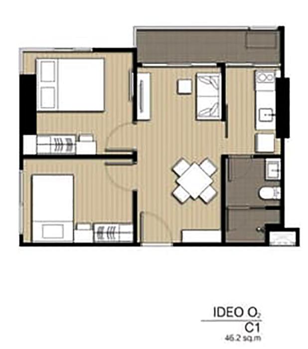 เช่าคอนโด ไอดีโอ โอทู คอนโดมิเนียม - Condo Rental Ideo O2 condominium - 545182