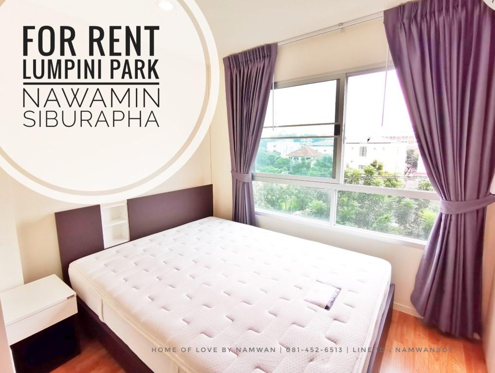 เช่าคอนโด ลุมพินี พาร์ค นวมินทร์-ศรีบูรพา คอนโดมิเนียม - Condo Rental Lumpini Park Nawamin - Si Burapha condominium - 553508
