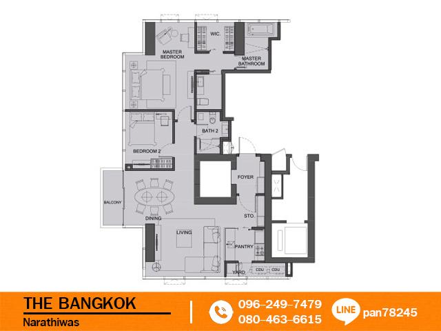 ขายคอนโด เดอะ บางกอก นราธิวาส ราชนครินทร์ คอนโดมิเนียม - Sell Condo The Bangkok Narathiwas Ratchanakarint condominium - 844432