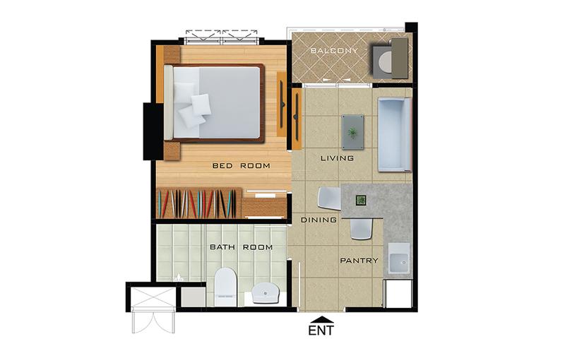 เช่าคอนโด ริชพาร์ค 2 @ เตาปูน อินเตอร์เชนจ์ คอนโดมิเนียม - Condo Rental Richpark 2 @ Taopoon Interchange condominium - 973263
