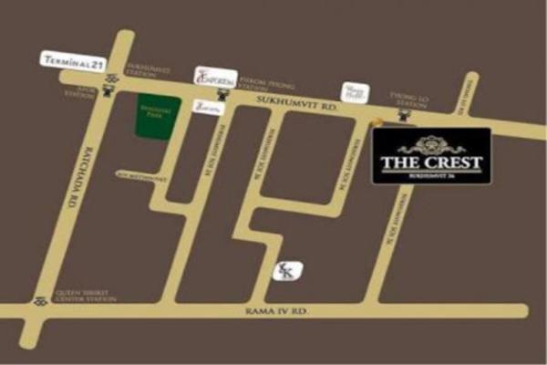 ขายคอนโด The Crest สุขุมวิท 34 (เดอะ เครสท์ สุขุมวิท 34) - Sell Condo   - 1038990