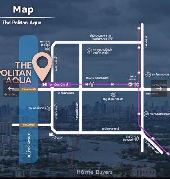 ขายคอนโด เดอะ โพลิแทน อควา คอนโดมิเนียม - Sell Condo The Politan Aqua condominium - 2214766
