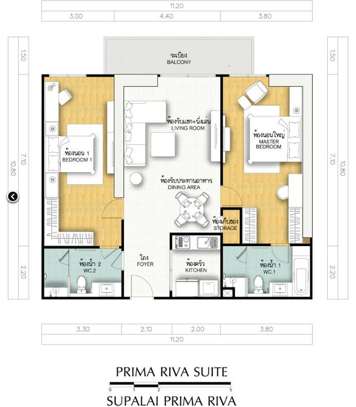 ขายคอนโด ศุภาลัย พรีมา ริวา คอนโดมิเนียม - Sell Condo Supalai Prima Riva condominium - 2219746