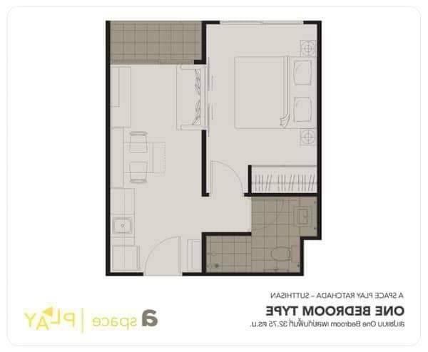 ขายคอนโด เอ สเปซ เพลย์ รัชดา-สุทธิสาร คอนโดมิเนียม - Sell Condo A Space Play Ratchada-Sutthisarn condominium - 2268329