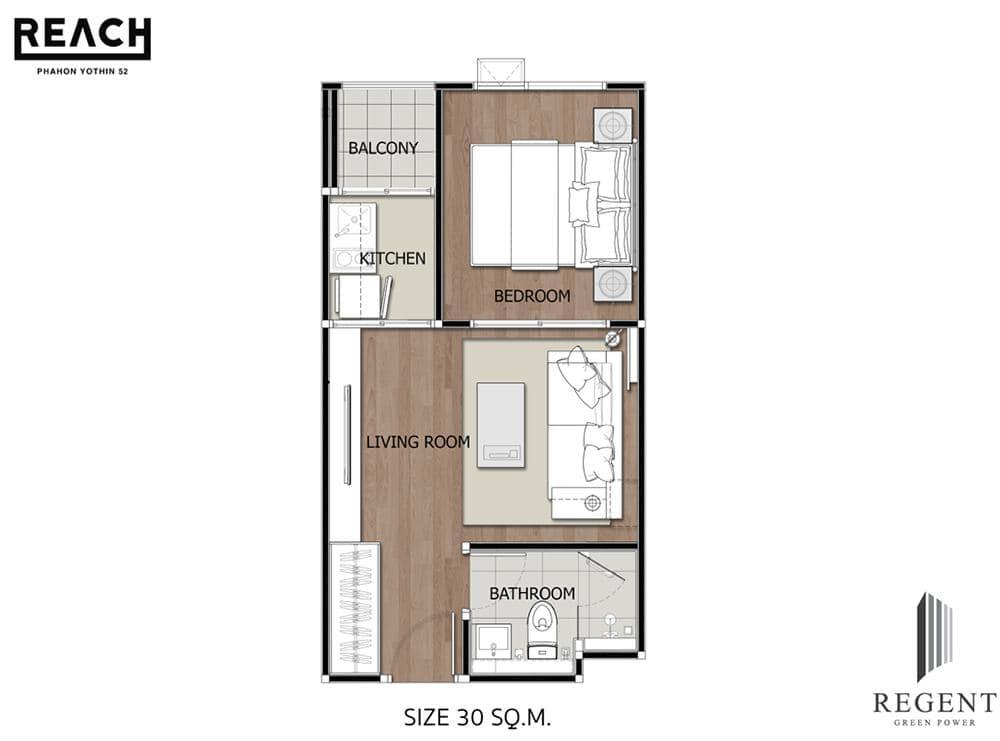ขายคอนโด รีช พหลโยธิน 52 คอนโดมิเนียม - Sell Condo REACH Phahon Yothin 52 condominium - 2349482