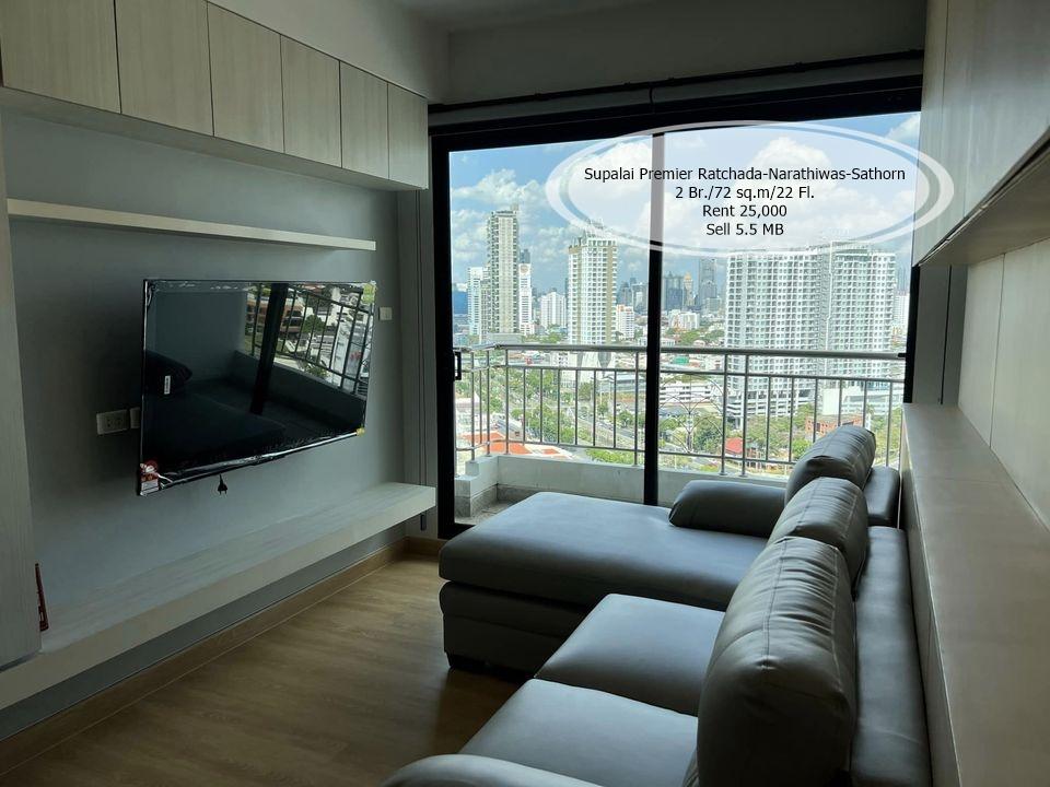 เช่าคอนโด ศุภาลัย พรีเมียร์ รัชดาฯ-นราธิวาส-สาทร - Condo Rental Supalai Premier Ratchada-Narathiwas-Sathorn - 2369993
