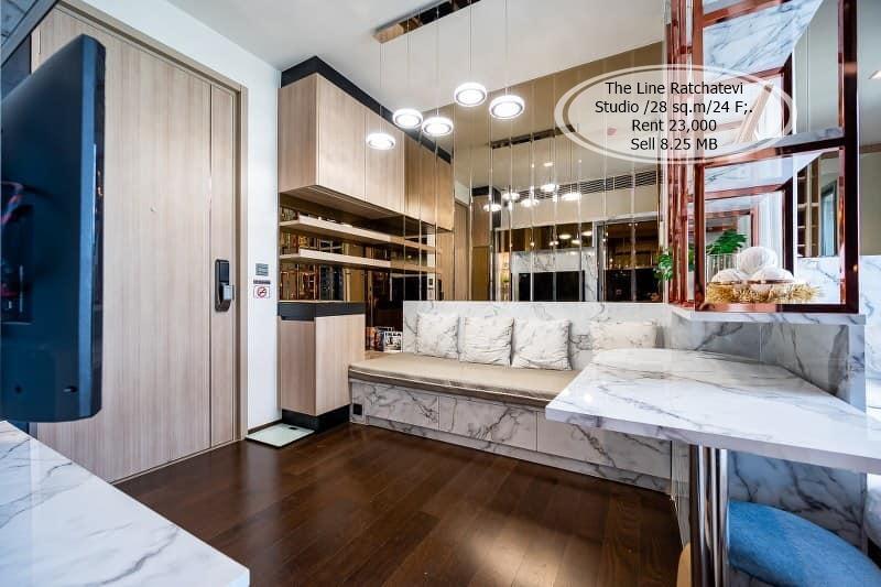 เช่าคอนโด เดอะ ไลน์ ราชเทวี คอนโดมิเนียม - Condo Rental The Line Ratchathewi condominium - 2431136