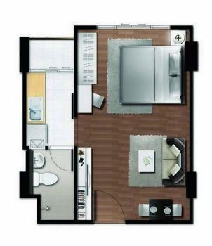 เช่าคอนโด DCONDO CAMPUS RESORT บางนา - Condo Rental   - 2457896