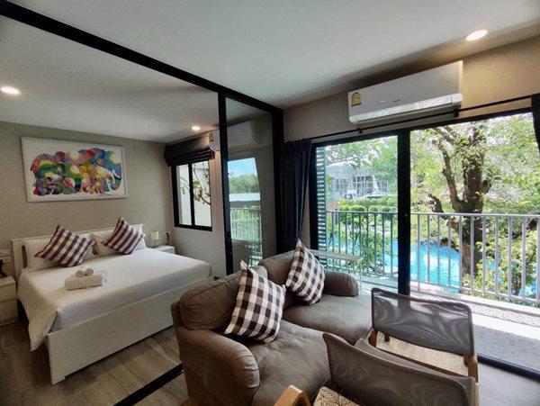 ขายคอนโด ขายด่วนคอนโด The Title Residencies Naiyang-Phuket 1 ห้องนอน ขนาด 35.45 ตรม. ชั้น 2 วิวสระว่ายน้ำ ตกแต่งครบ พร้อมเข้าอยู่ โทร. 095-257-0610 - Sell Condo   - 2499236