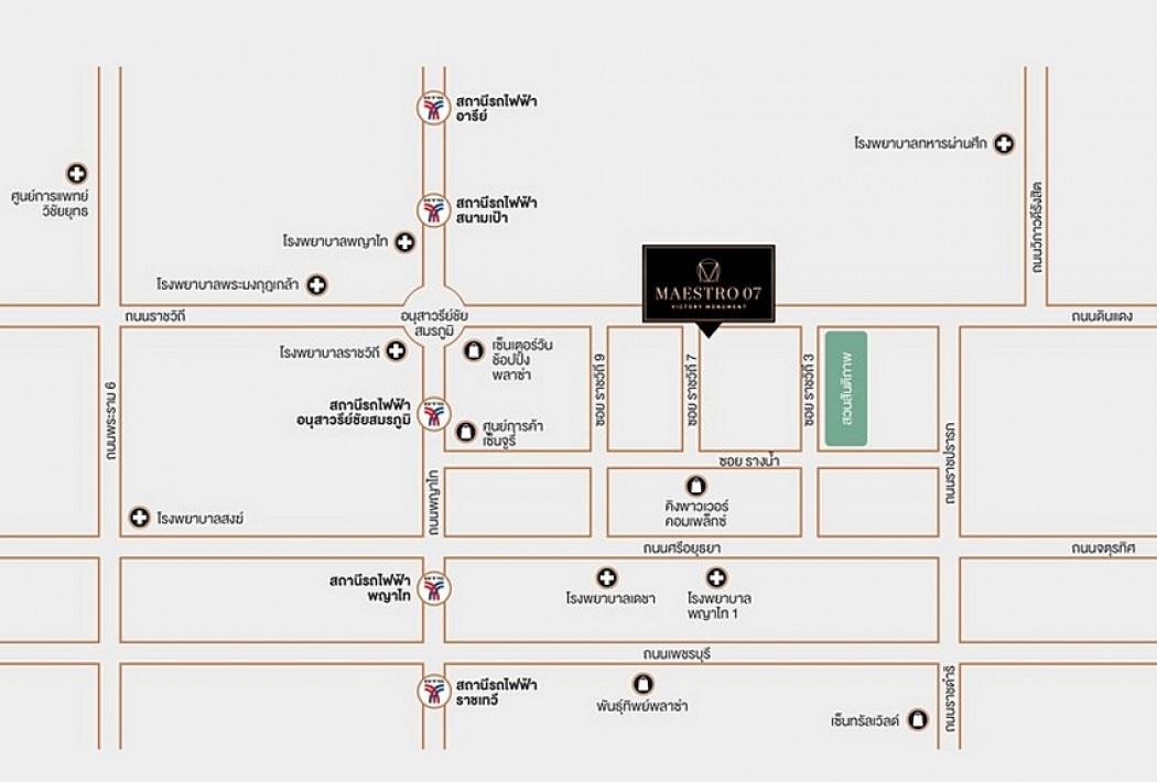 เช่าคอนโด Maestro 07 อนุสาวรีย์ชัยฯ - Condo Rental   - 2521917