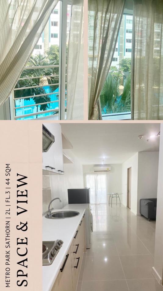 เช่าคอนโด Metro Park Sathorn : เมโทร ปาร์ค สาทร - Condo Rental   - 2561538