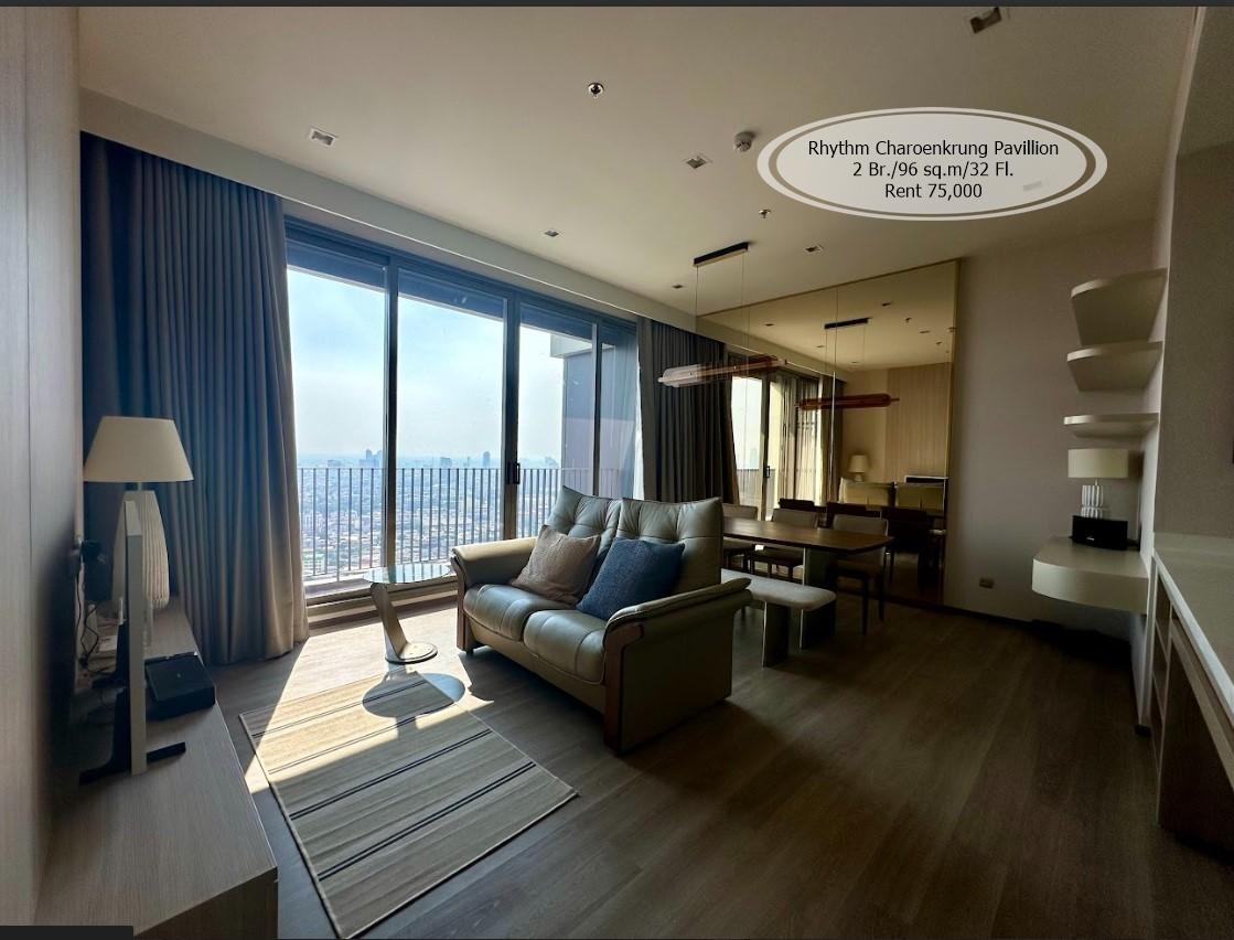 เช่าคอนโด Rhythm Charoenkrung Pavillion - Condo Rental   - 2672311