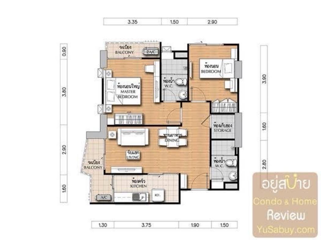 ขายคอนโด ศุภาลัย เวอเรนด้า รัชวิภา - ประชาชื่น คอนโดมิเนียม - Sell Condo Supalai Veranda Ratchavipha - Prachachuen - 2730366