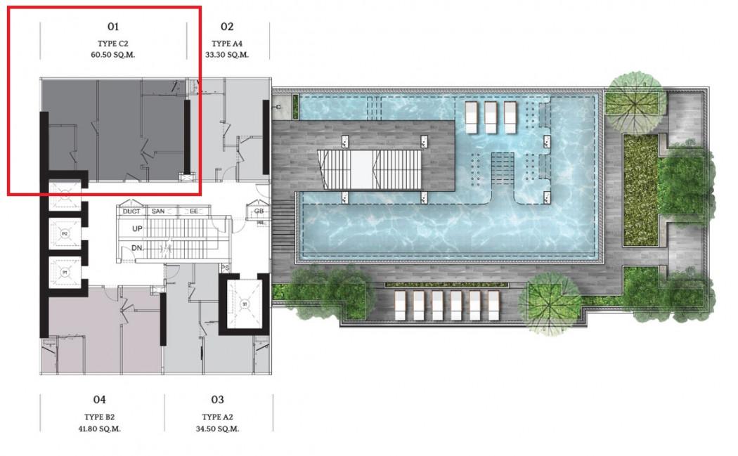 ขายคอนโด Cloud Residences – SKV23 : คลาวด์ เรสซิเด้นซ์ สุขุมวิท 23 - Sell Condo   - 2735942