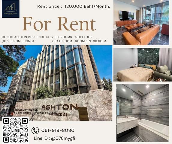 เช่าคอนโด แอชตัน เรสซิเดนท์ 41 คอนโดมิเนียม - Condo Rental Ashton Resident 41 condominium - 2752655