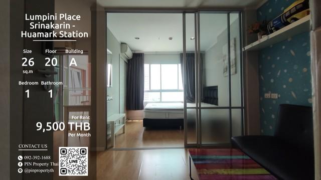 เช่าคอนโด ลุมพินี เพลส ศรีนครินทร์-หัวหมาก สเตชั่น คอนโดมิเนียม - Condo Rental Lumpini Place Srinakarin-Huamak Station condominium - 2767000