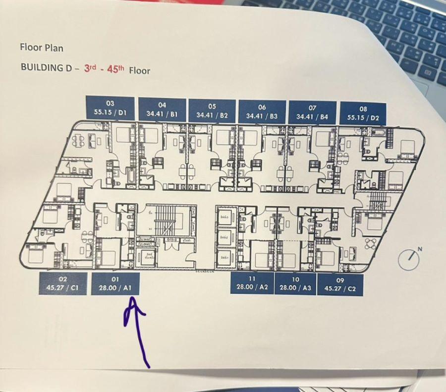 ขายคอนโด สกายไรส์ อเวนิว สุขุมวิท 64 - Sell Condo   - 2809533