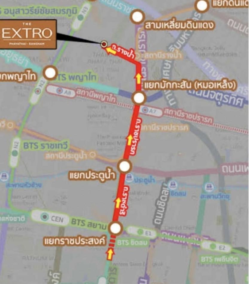 เช่าคอนโด The Extro Phayathai–Rangnam : ดิ เอ็กซ์โทร พญาไท–รางน้ำ - Condo Rental   - 2814460