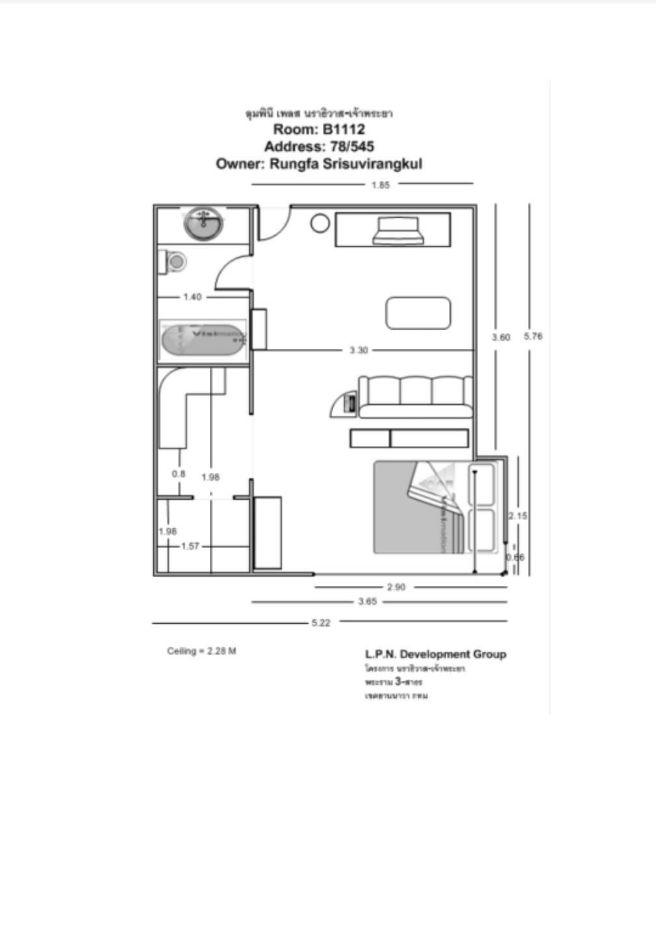 เช่าคอนโด ลุมพินี เพลส นราธิวาส-เจ้าพระยา คอนโดมิเนียม - Condo Rental Lumpini Place Narathiwas-Chaopraya condominium - 2823888