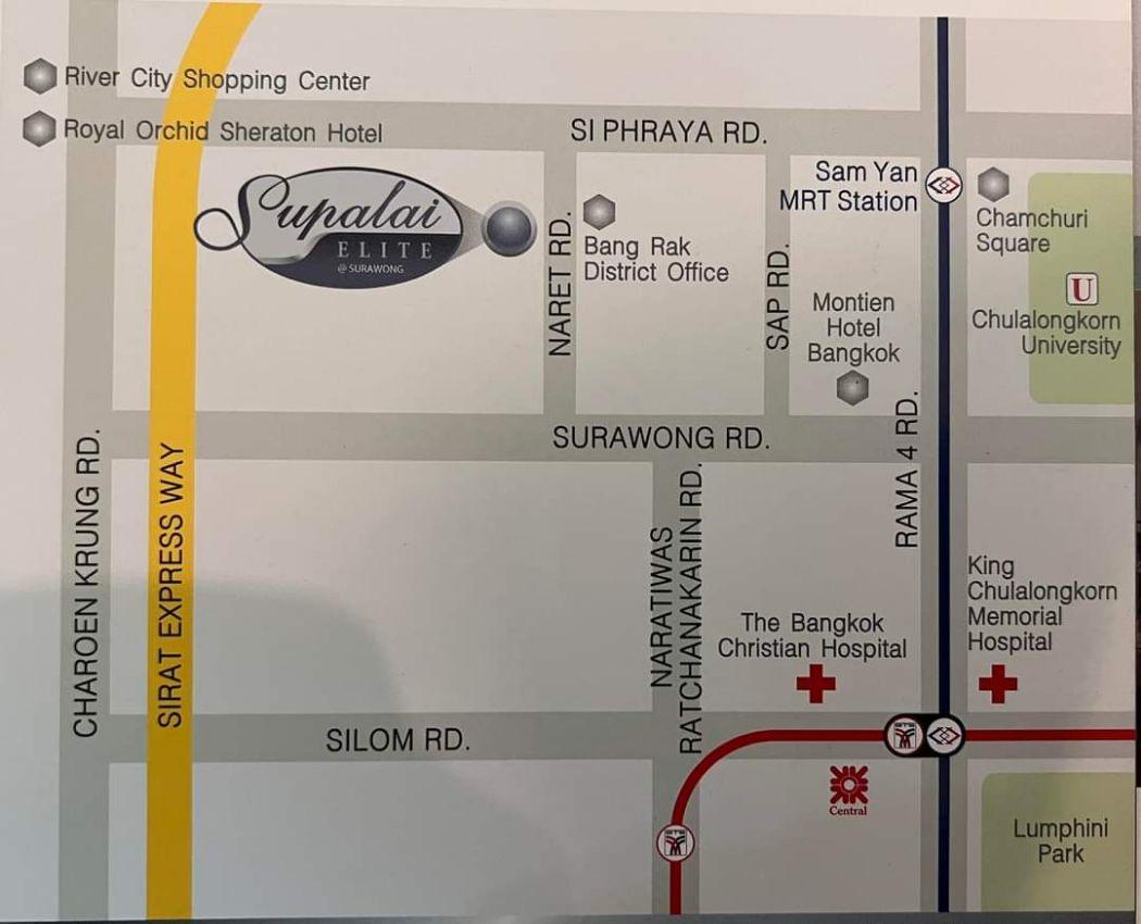 เช่าคอนโด ศุภาลัย เอลีท สุรวงศ์ คอนโดมิเนียม - Condo Rental Supalai Elite @ Surawong condominium - 2829259