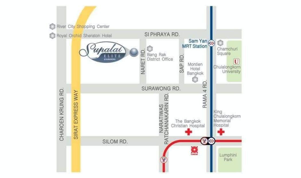 เช่าคอนโด ศุภาลัย เอลีท สุรวงศ์ คอนโดมิเนียม - Condo Rental Supalai Elite @ Surawong condominium - 2829509