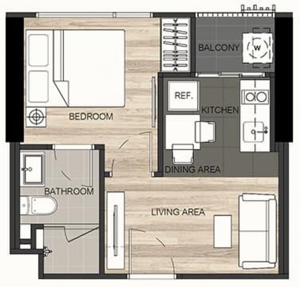 ขายคอนโด The Line จตุจักร - หมอชิต (เดอะ ไลน์ จตุจักร-หมอชิต) - Sell Condo   - 2831029