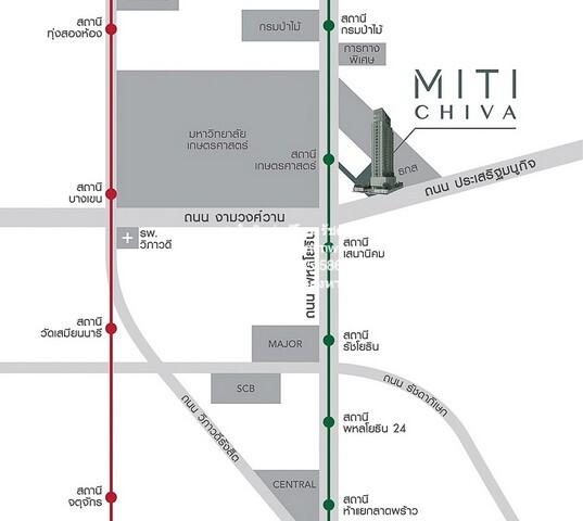 ขายคอนโด มิติ ชีวา เกษตร สเตชั่น คอนโดมิเนียม - Sell Condo Miti Chiva Kaset Station condominium - 2977444