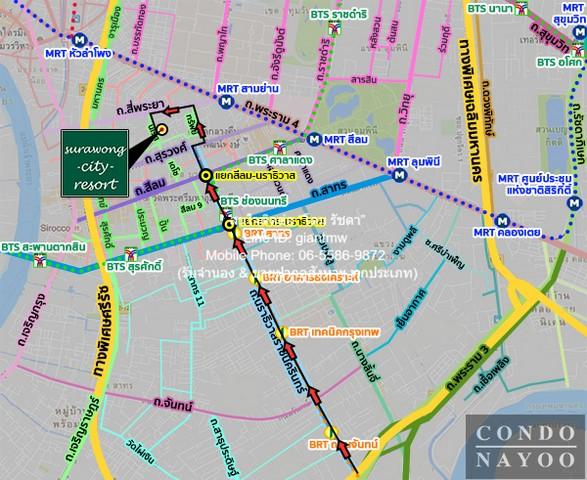 เช่าคอนโด สุรวงศ์ ซิตี้ รีสอร์ท คอนโดมิเนียม - Condo Rental Surawong City Resort condominium - 3130138