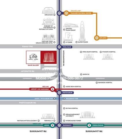 ขายคอนโด ไลฟ์ อโศก-พระราม 9 คอนโดมิเนียม - Sell Condo Life Asoke-Rama 9 Condominium - 3157242