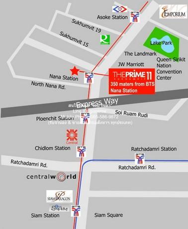 เช่าคอนโด เดอะ ไพรม11 สุขุมวิท คอนโดมิเนียม - Condo Rental The prime11 Sukhumvit condominium - 3158467