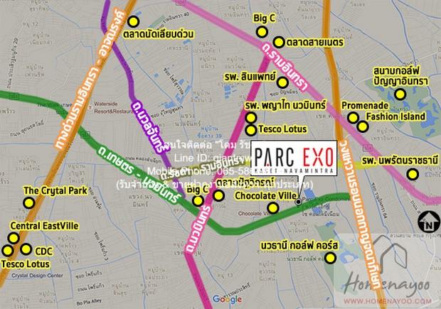 เช่าคอนโด ปาร์ค เอ็กซ์โอ เกษตร-นวมินทร์ คอนโดมิเนียม - Condo Rental Parc Exo Kaset-Navamintra condominium - 3166249